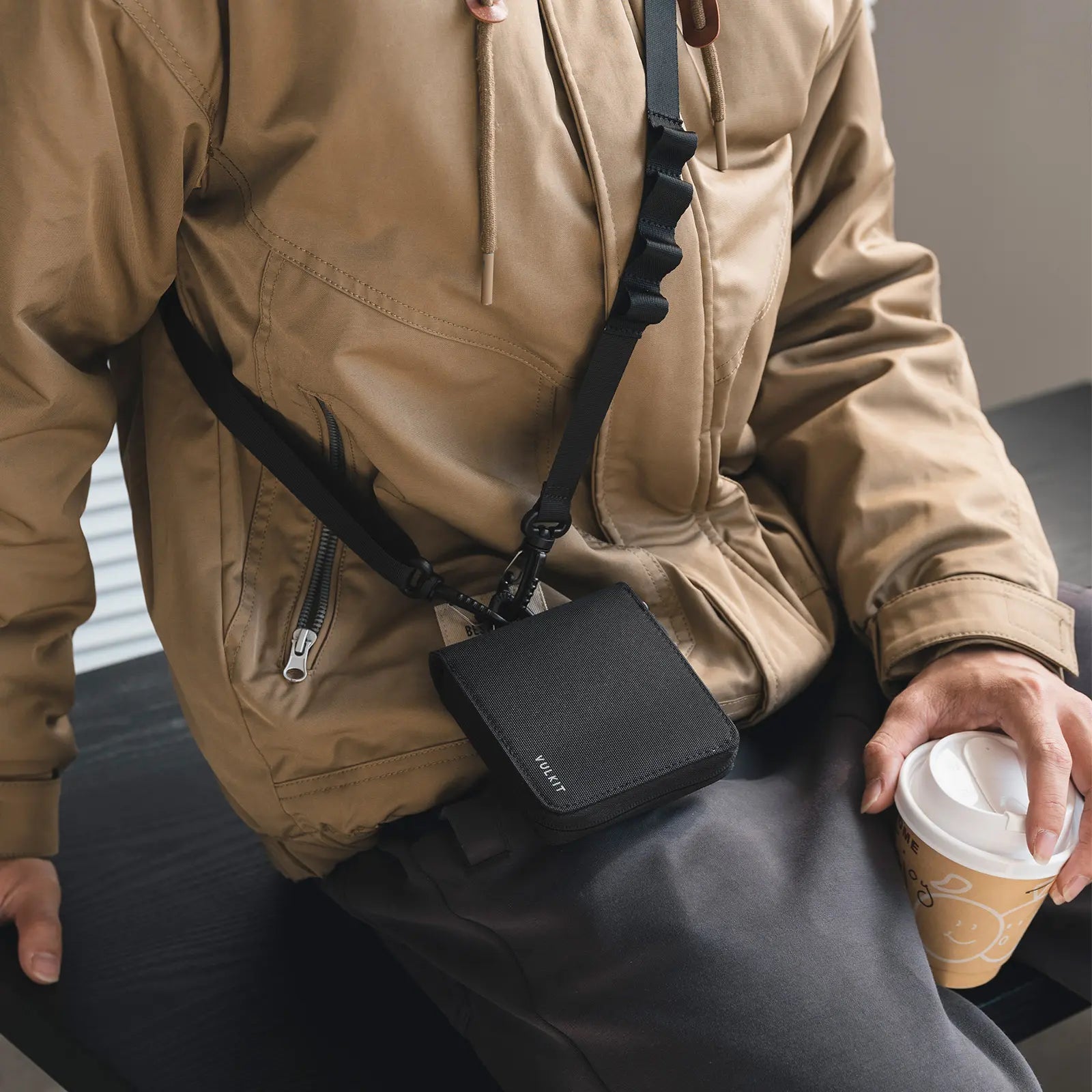 Waterproof RFID Blocking Lanyard Wallet