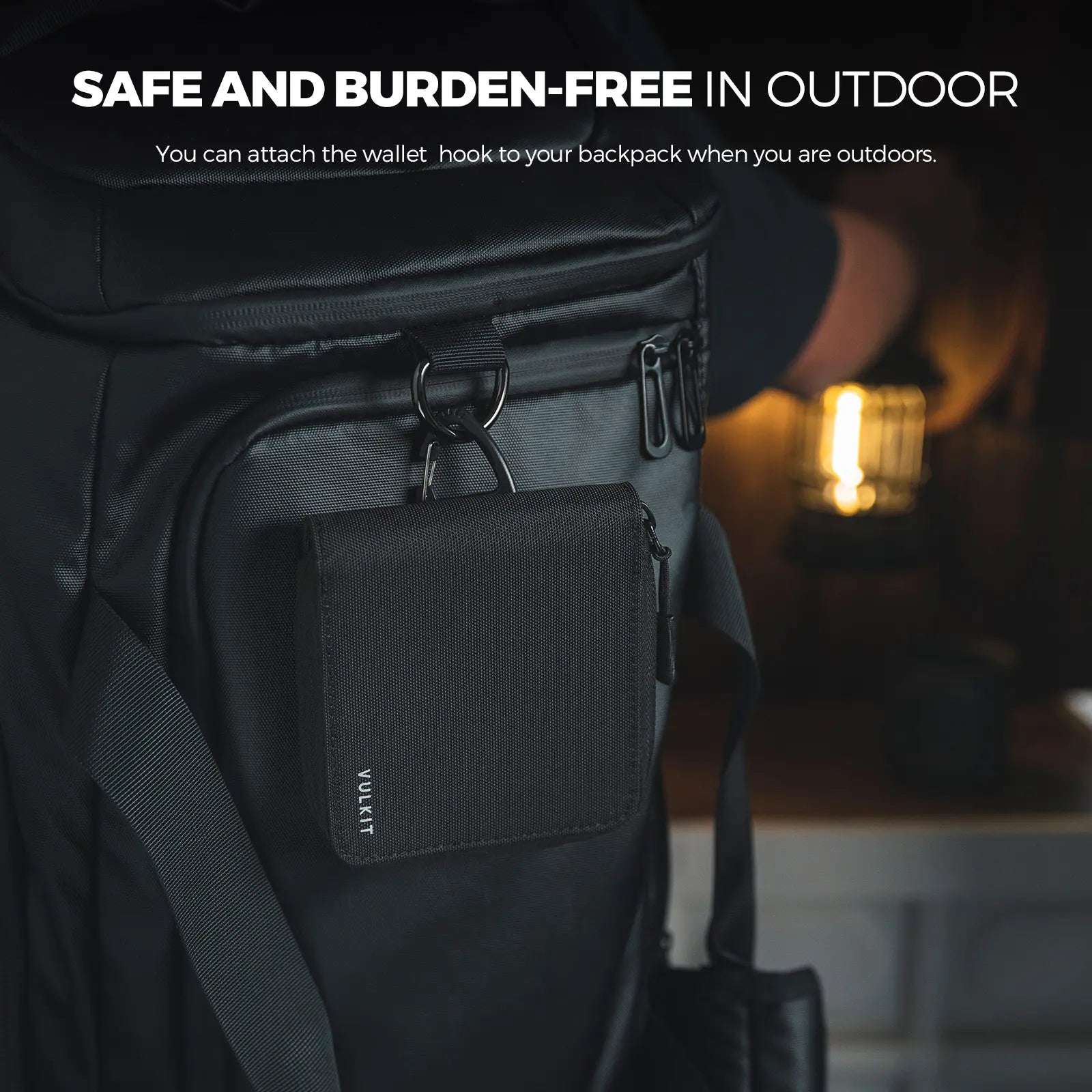 Waterproof RFID Blocking Lanyard Wallet
