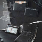 VW134 - Slim RFID Blocking Leather Card Holder with Magnetic Closure