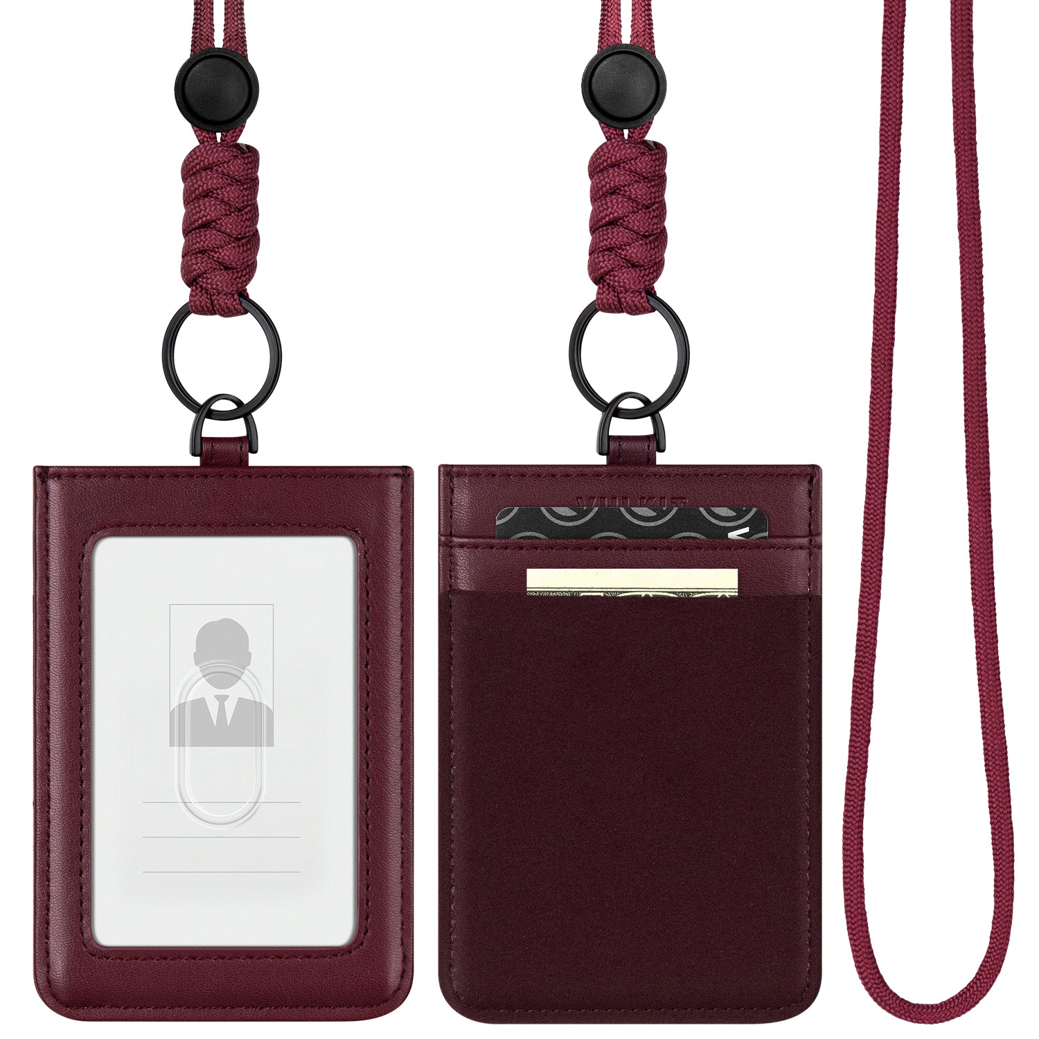 Card Holder Keychain Amazon Zippered ID Card Holder With Keychain