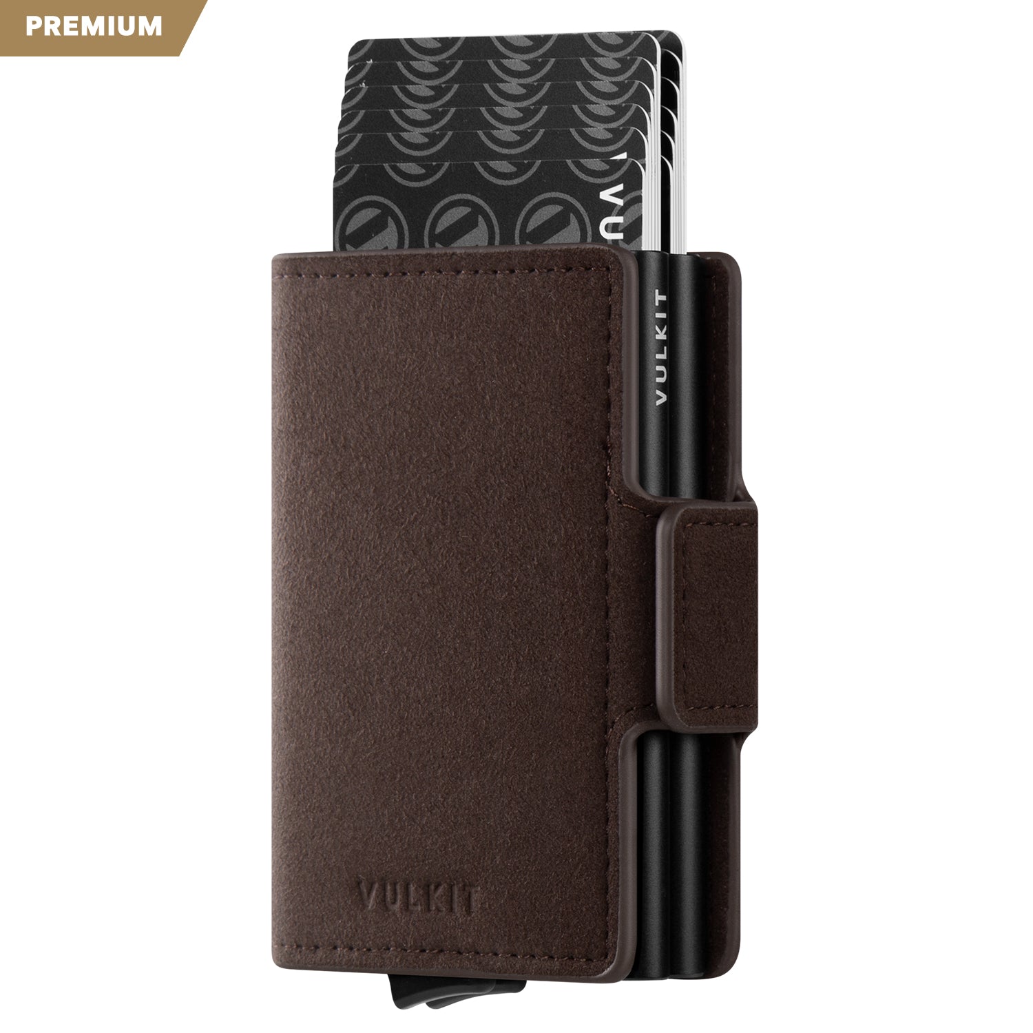 VC200d- Alcantara Leather, Double Aluminum Card Holders For more