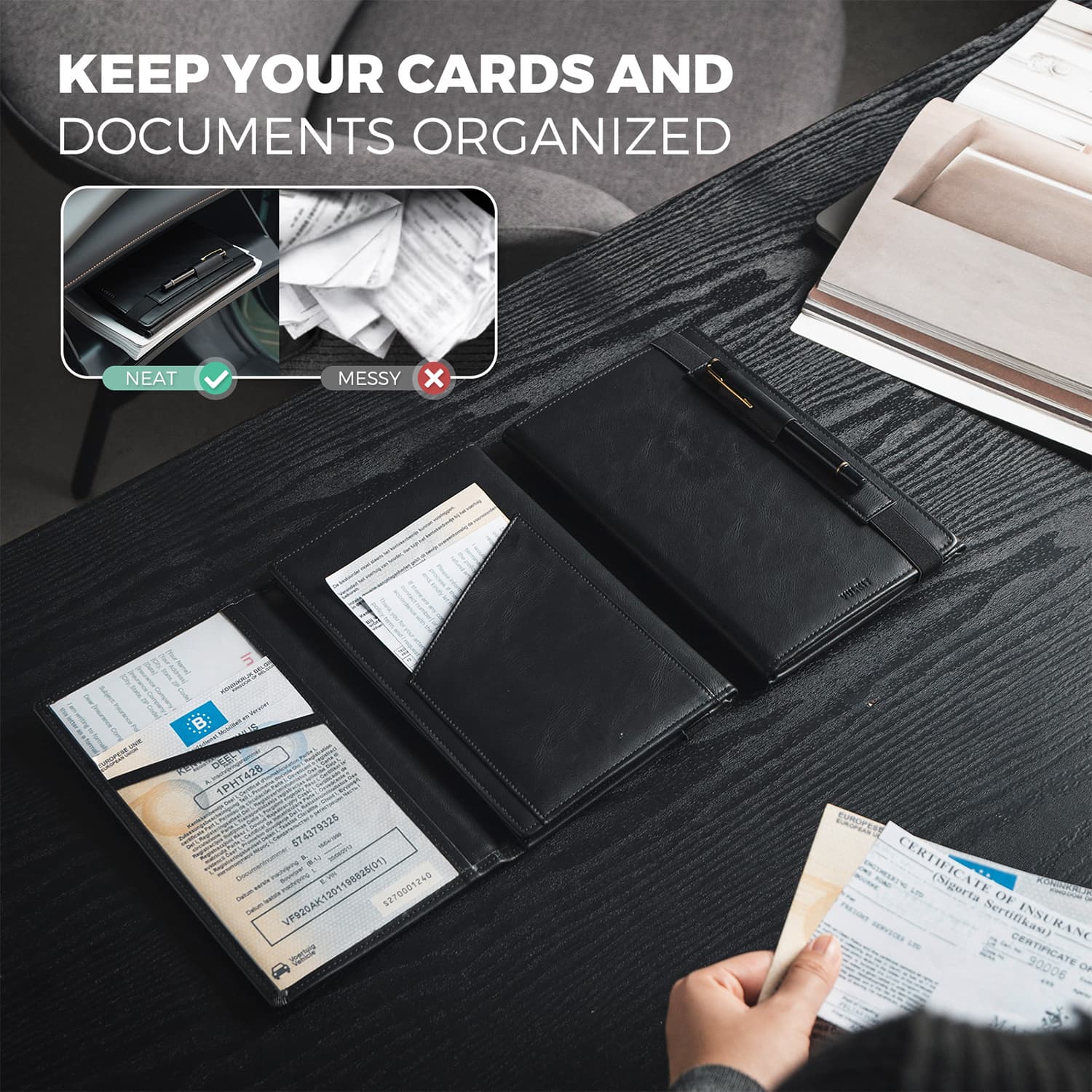 VFP100 - Car Registration and Insurance Holder Vehicle Storage