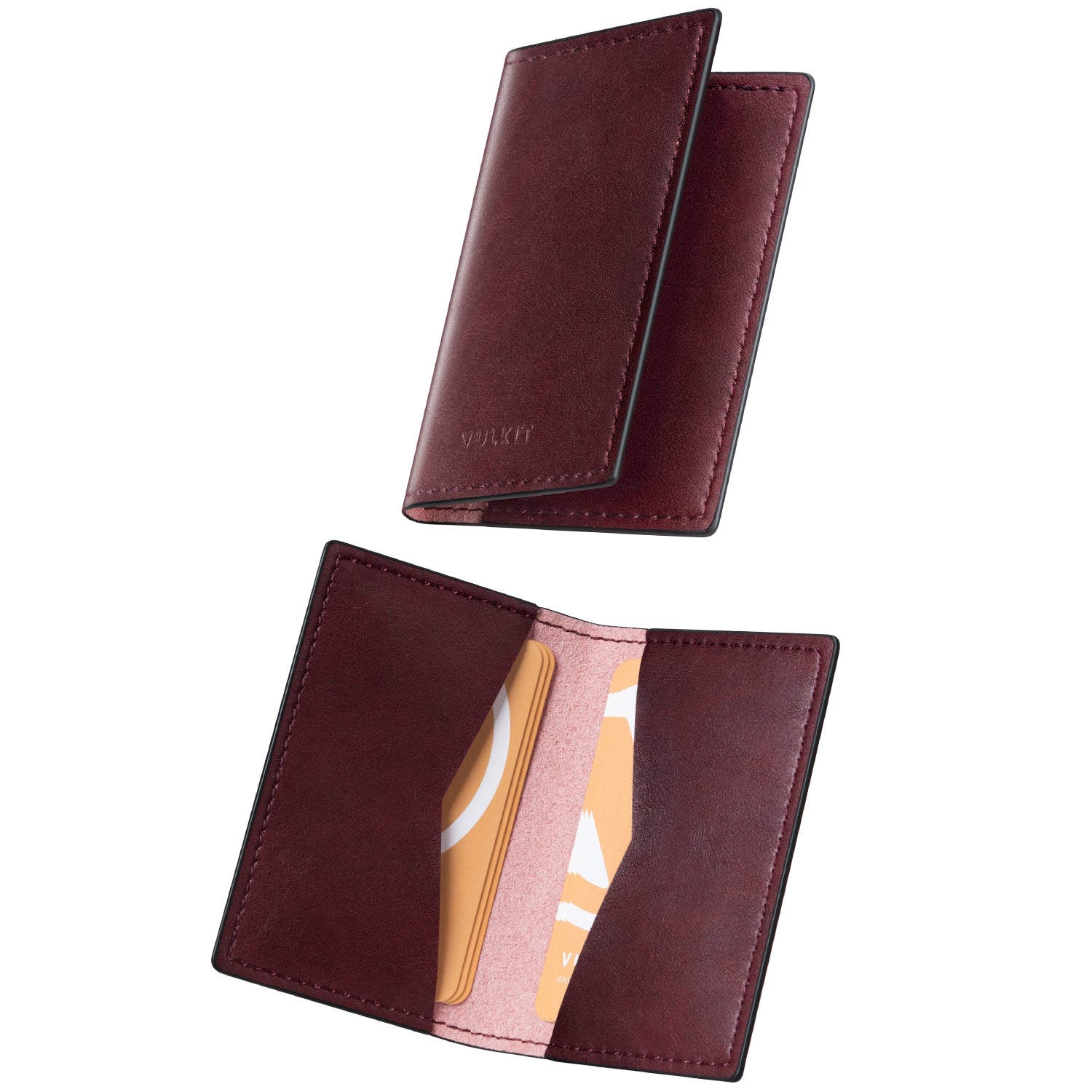 VBC100- 2 Sided Slim Business Card Holder, Up to Hold 20 Cards VBC100-CF-Black