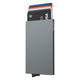 VC100- With/Without Money Clip, Single Aluminum Card Holder Ultra Slim Design