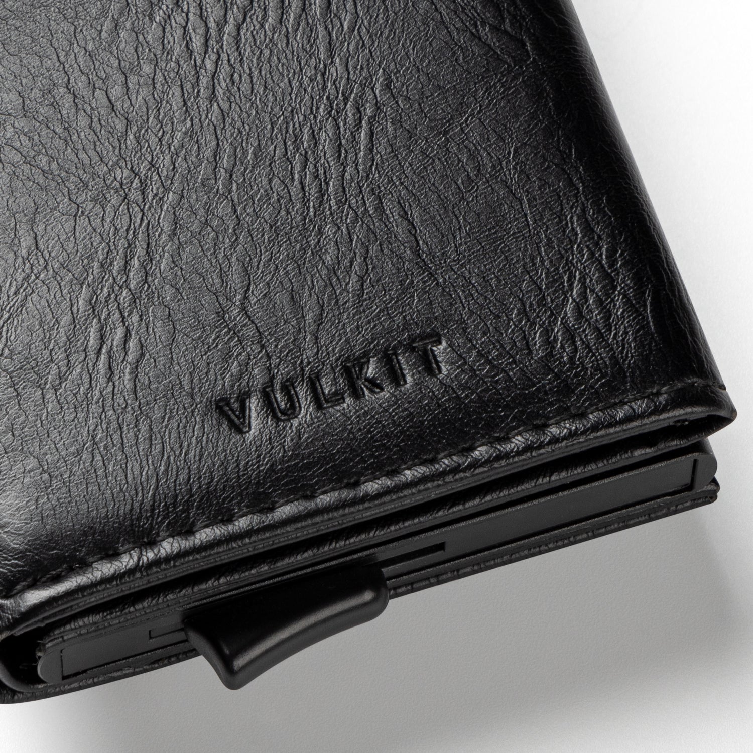 VULKIT Money Clip Wallet Pop Up Card Holder RFID Protection Mens Leather  Wallet 2-IN-1 Business Card Holder For 7 Cards & 15 Bills