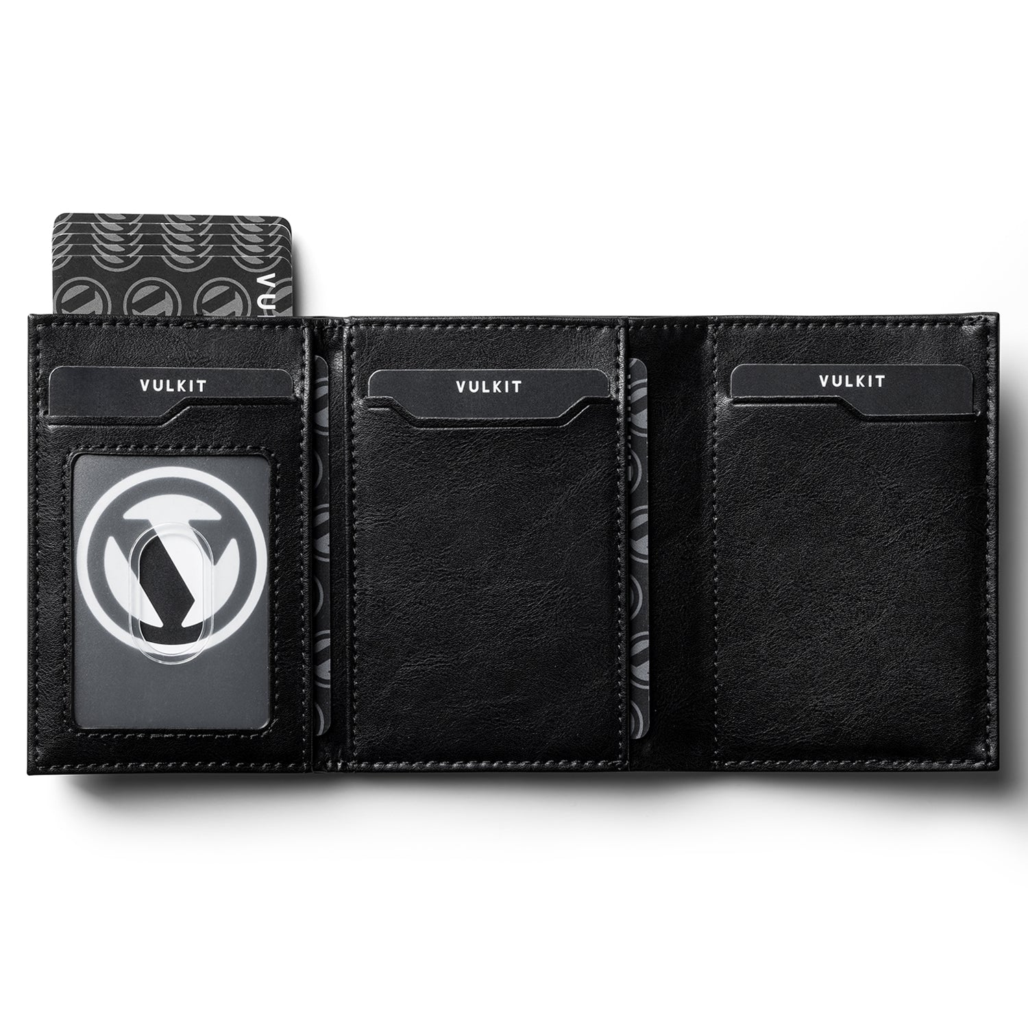 VC302P Genuine Leather Tri-Fold Wallet