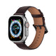 VWB100- Genuine Leather Wristbands Compatible for Apple iWatch Straps 38mm 40mm 41mm 42mm