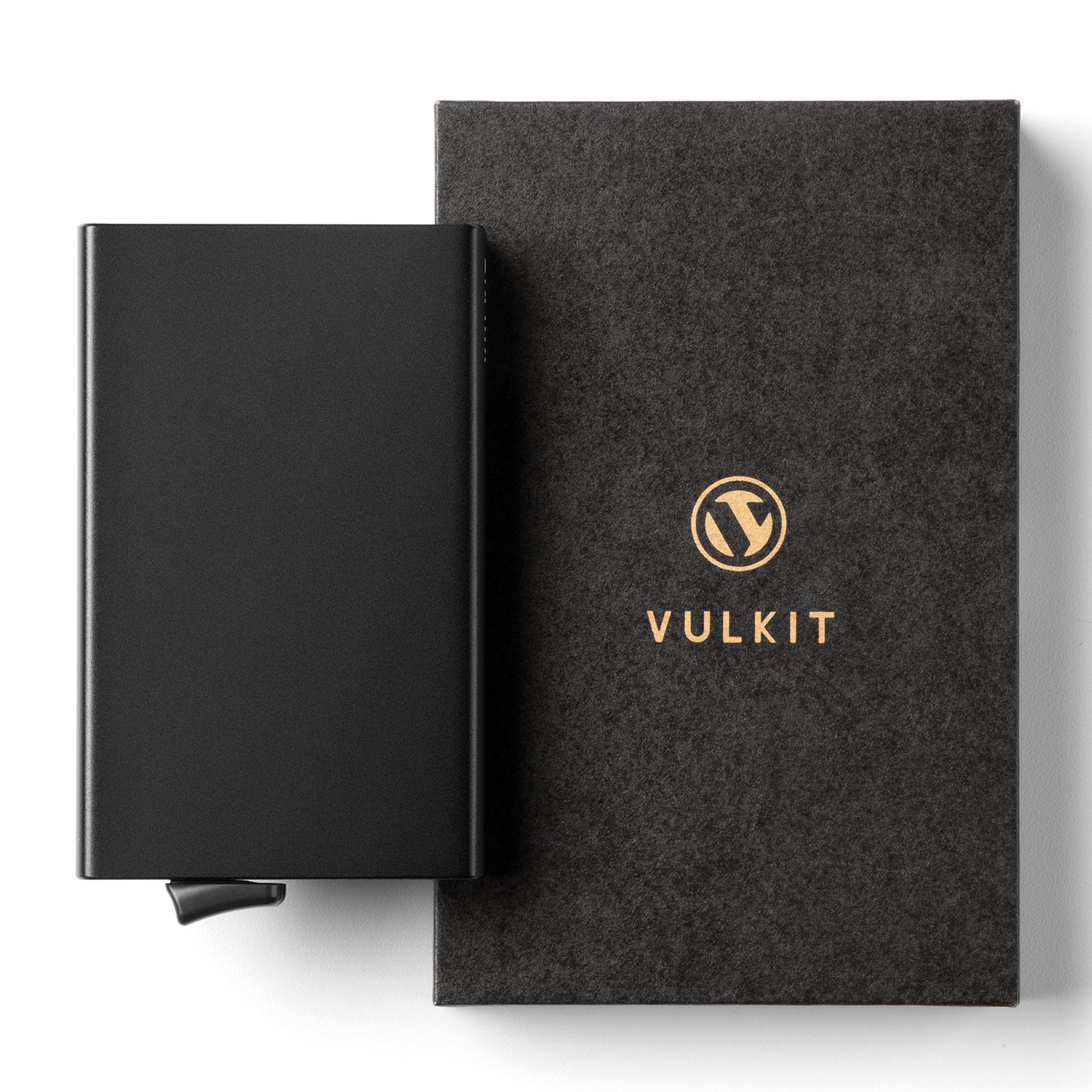 VC102 VULKIT Double Aluminum Cases Pop Up Card Holder Wallet