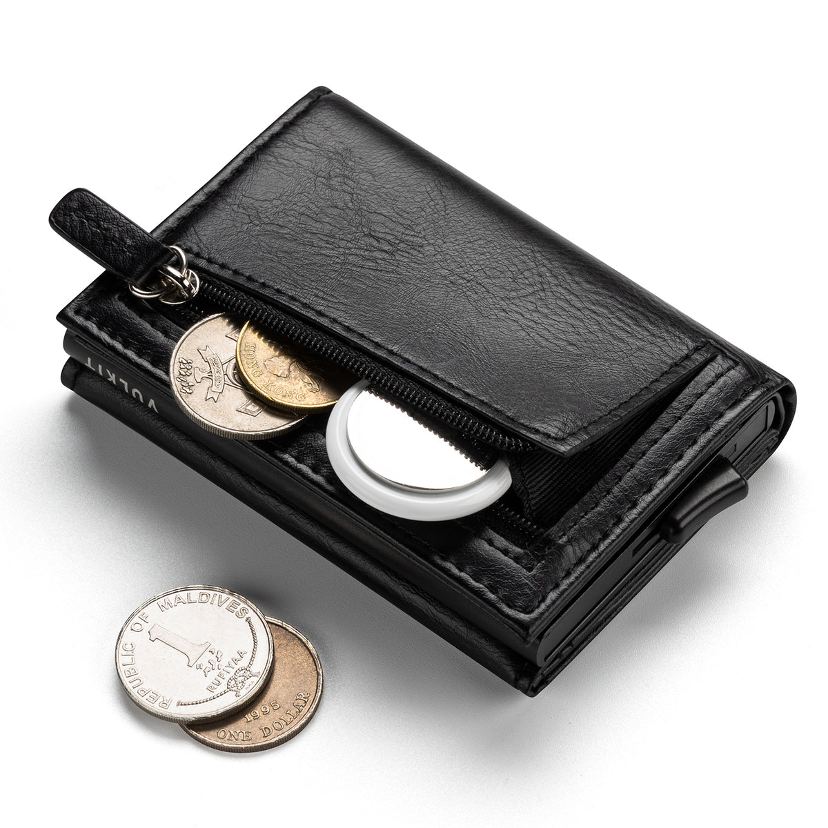 VC203 - Slim Pop-Up RFID Wallet with Magnetic Closure