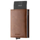 VC203- Back Zipper Slot, Magnetic Strip Closure Tri-fold Wallet