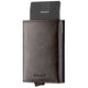 VC203- Back Zipper Slot, Magnetic Strip Closure Tri-fold Wallet