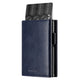 VC302- Side Slider Mechanism, with/without Back Zipper Pocket, Magnetic Strip Closure Tri-fold Wallet