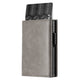 VC302- Side Slider Mechanism, with/without Back Zipper Pocket, Magnetic Strip Closure Tri-fold Wallet