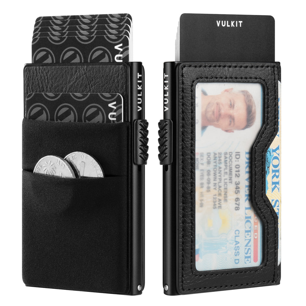  FESTAYA Mens Wallet Card Holder: Pop Up Aluminum Case