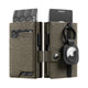 VC311- Banknote Compartment & ID Window Pop-Up Wallet with Removable AirTag Holder (NOT include the AirTag)
