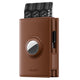 VC313- Airtag Holder, Aluminum Pop Up Wallet Credit Card Holder for Men with Magnetic Closure