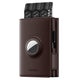 VC313- Airtag Holder, Aluminum Pop Up Wallet Credit Card Holder for Men with Magnetic Closure