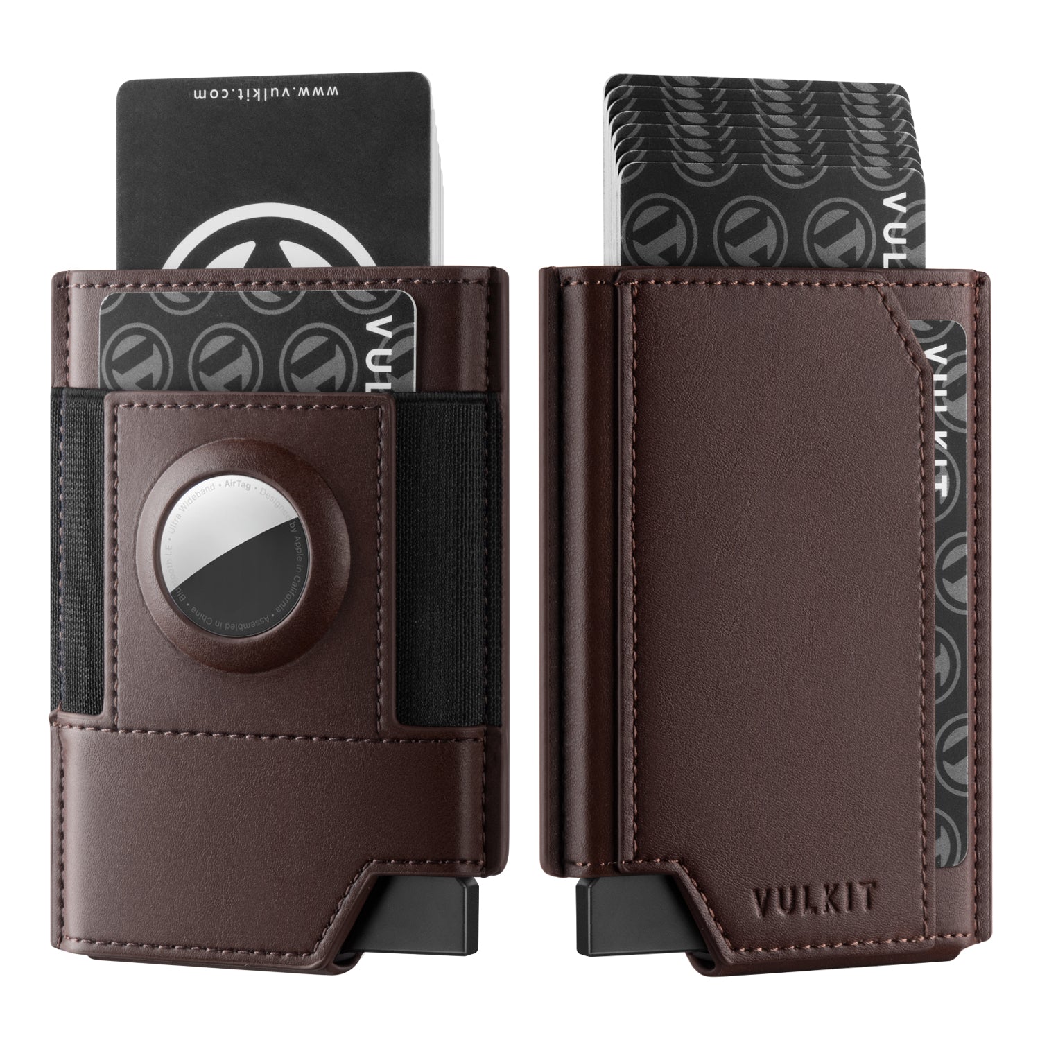 AirTag Leather Wallet - The CaddyPlus buy - Minimalist Slim Cards/Cash/ID Holder. For Men/Women