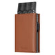 VC302- Side Slider Mechanism, with/without Back Zipper Pocket, Magnetic Strip Closure Tri-fold Wallet