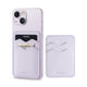 VPA100- Phone Card Holder Slim Leather Adhesive Pocket