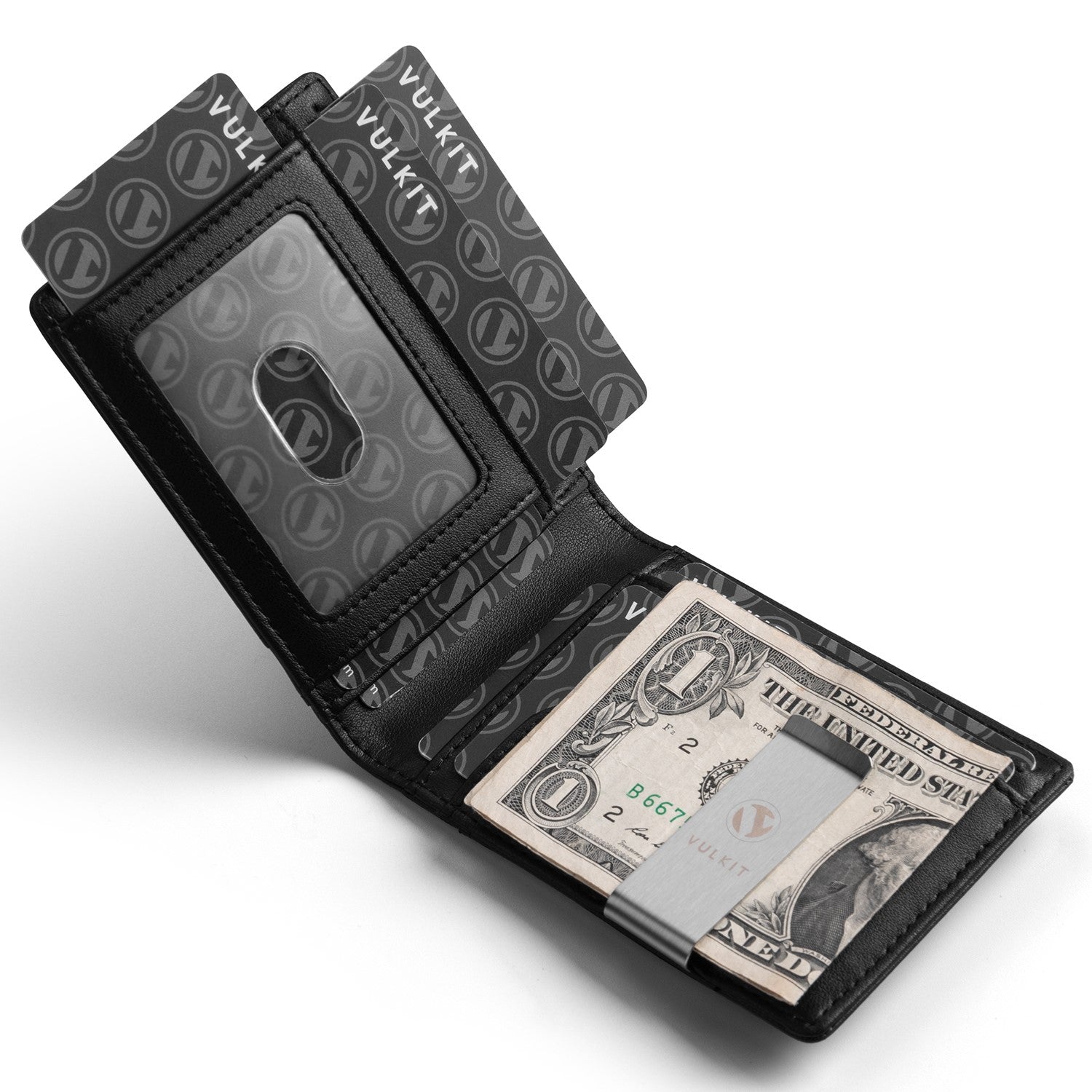 Money Clip Leather Wallet For Men Slim Front Pocket RFID Blocking with  Super Strong Magnetic $14.99